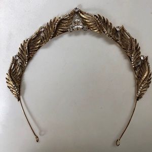 14k-Gold & Swarovski Crystal Tiara